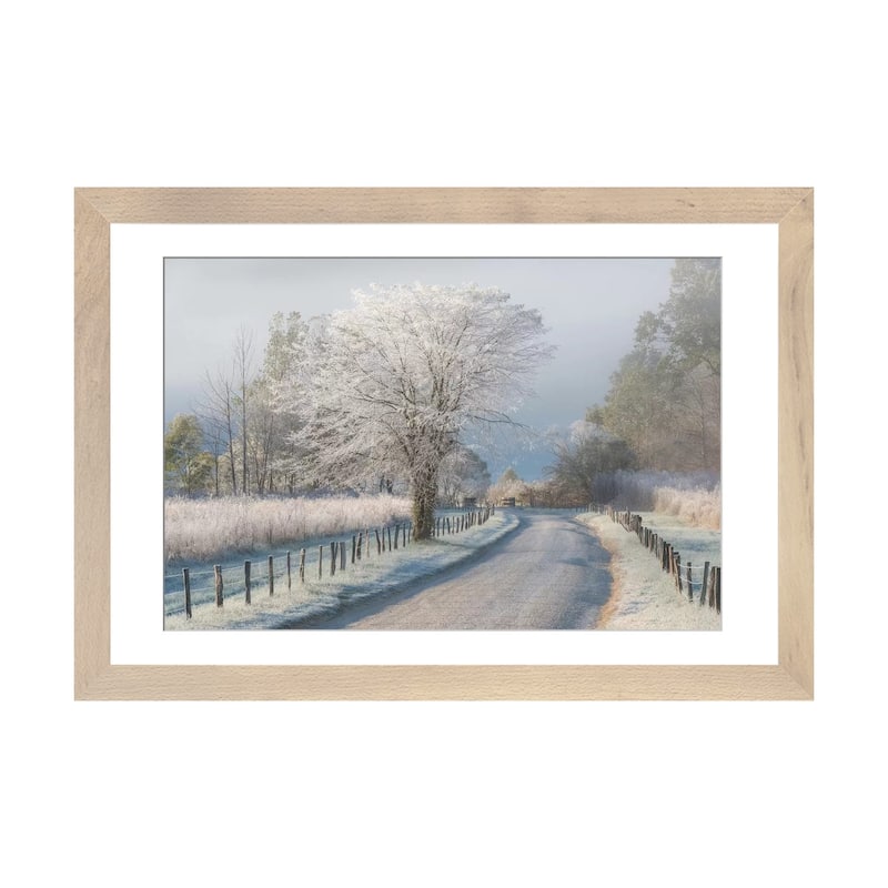 iCanvas "A Frosty Morning" by Chris Moore - Natural - 16x24x1