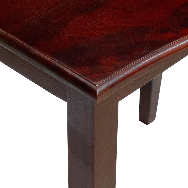 vidaXL Nesting Side Tables 3 pcs Brown Solid Mahogany Wood - 23.62 x 17.72 x 23.82 in