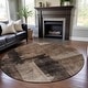 preview thumbnail 12 of 11, Premium Washable Super Soft Glam Mayfield Rug Brown - 8' x 8'