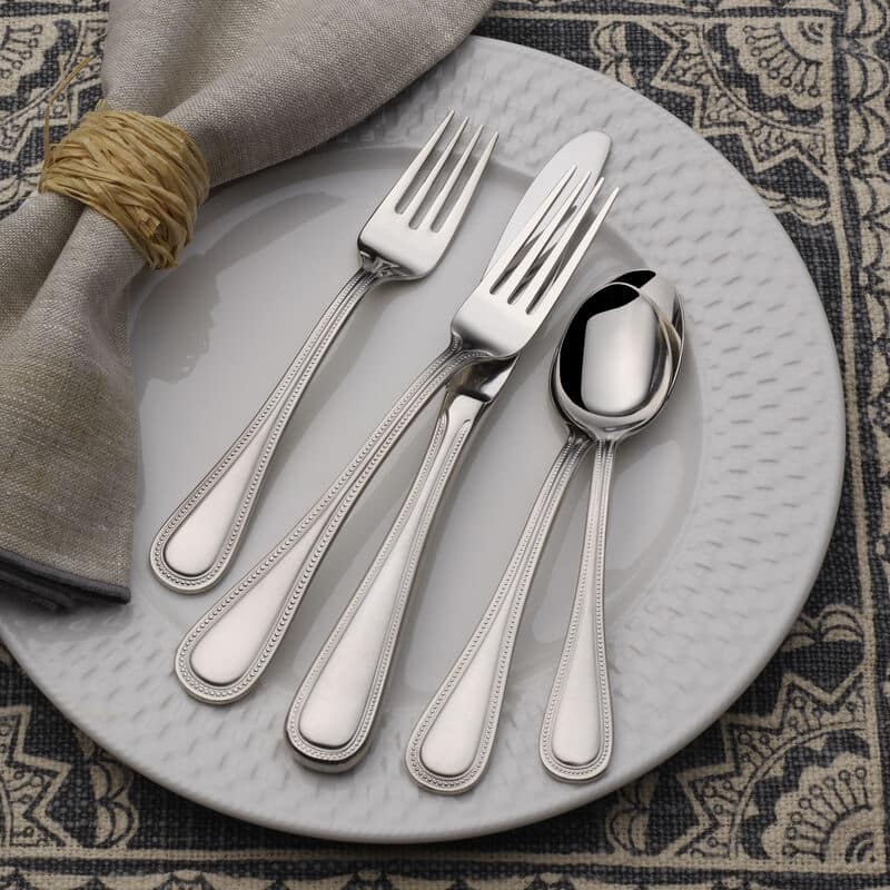 Towle Beaded Antique 45-Piece Flatware Set