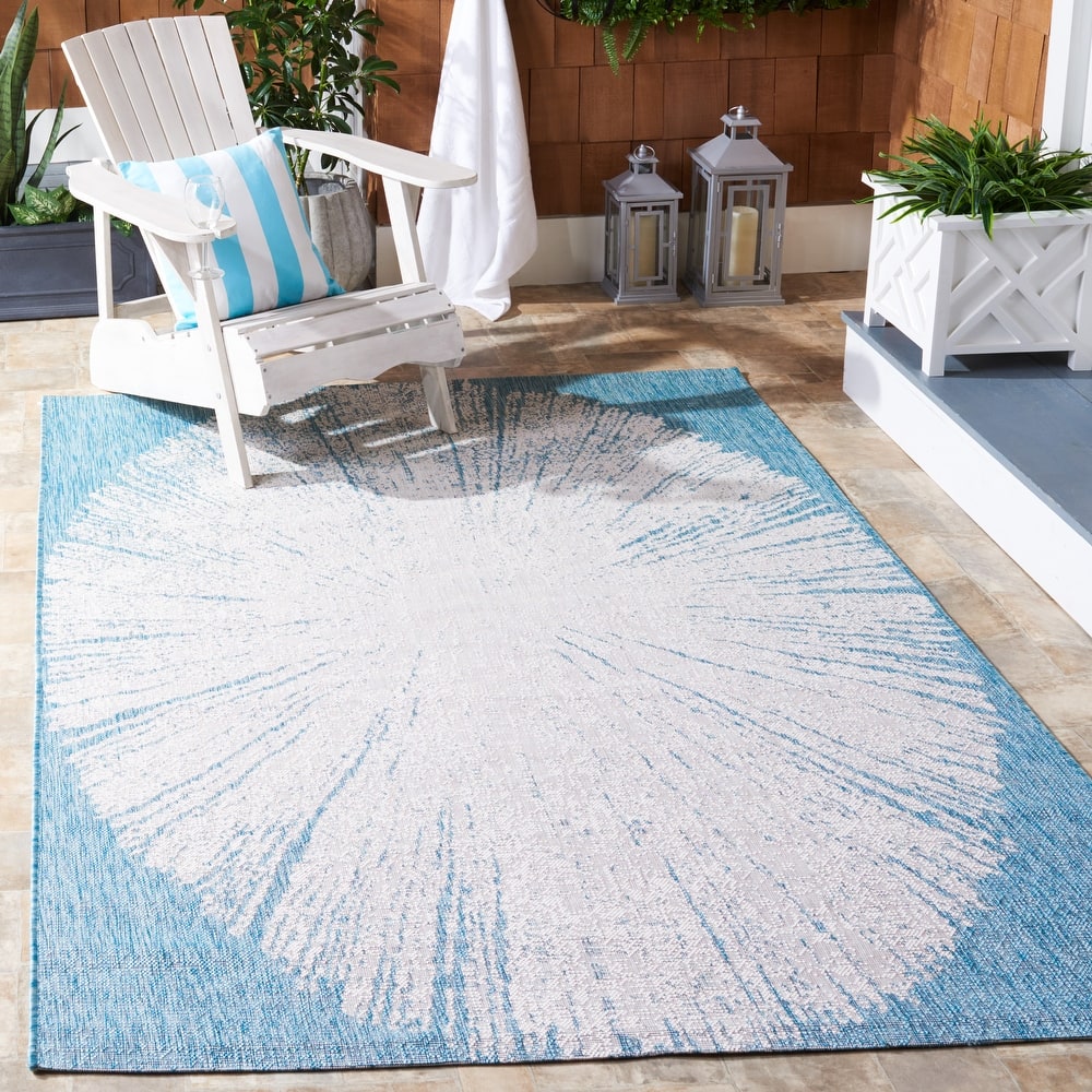 SAFAVIEH Courtyard Sabaha Indoor/Outdoor Waterproof Patio Backyard Rug