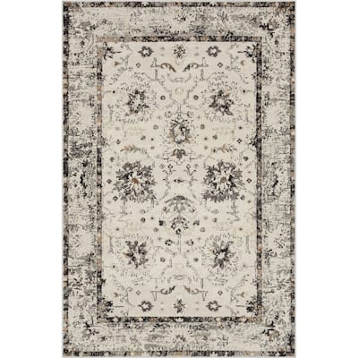 Mohawk Home Fredia Floral Ornamental Woven Area Rug