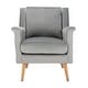 preview thumbnail 8 of 37, SAFAVIEH Astrid Mid-century Arm Chair - 28.7" x 28.4" x 33.9"