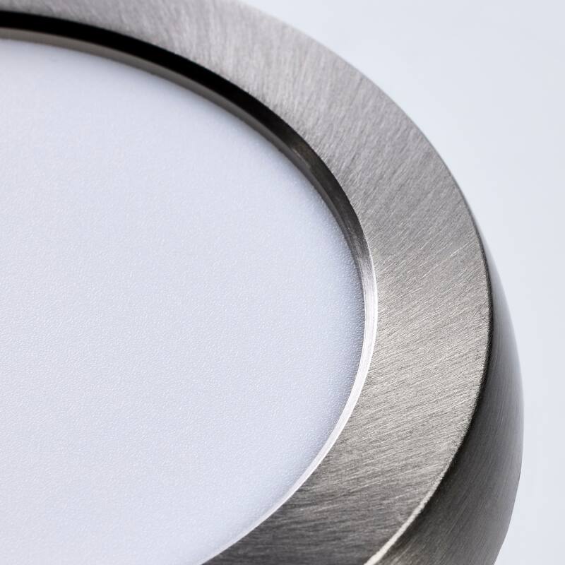 Blink Pro 9W 5in LED Fixture CCT Selectable Round Shape Brushed Nickel Finish 120V - Brushed Nickel