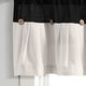 preview thumbnail 32 of 40, Lush Decor Linen Button Window Curtain Valance