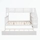 preview thumbnail 32 of 46, Stairway Twin-Over-Full Bunk Bed with Twin size Trundle