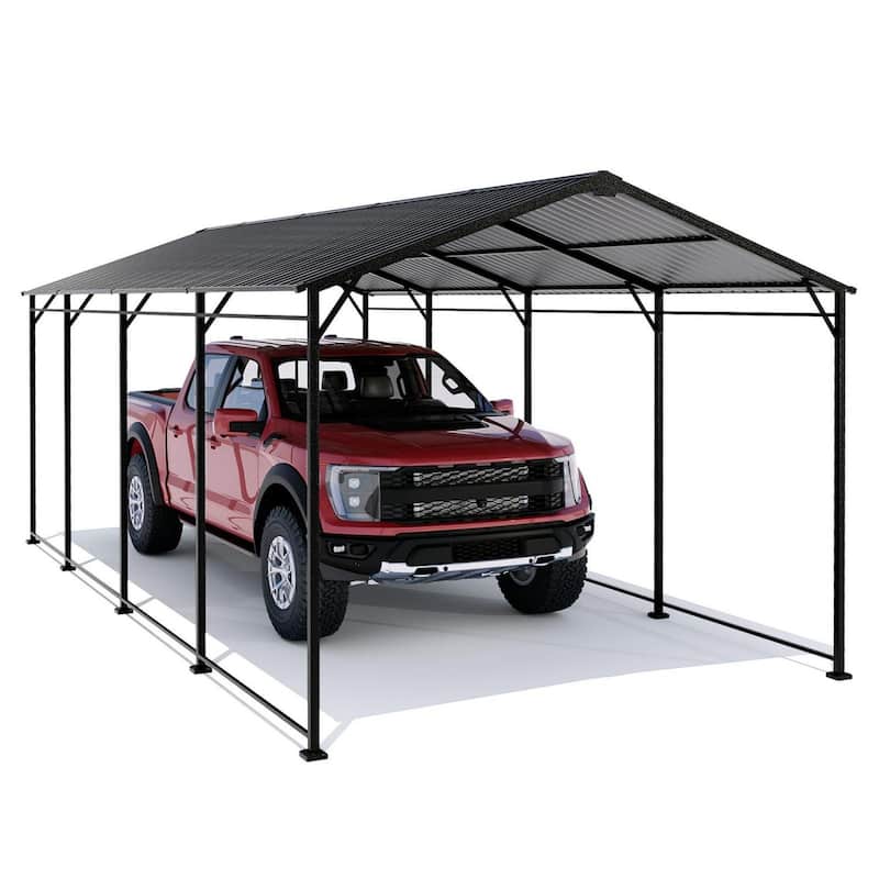 COSIEST Outdoor Steel Carport