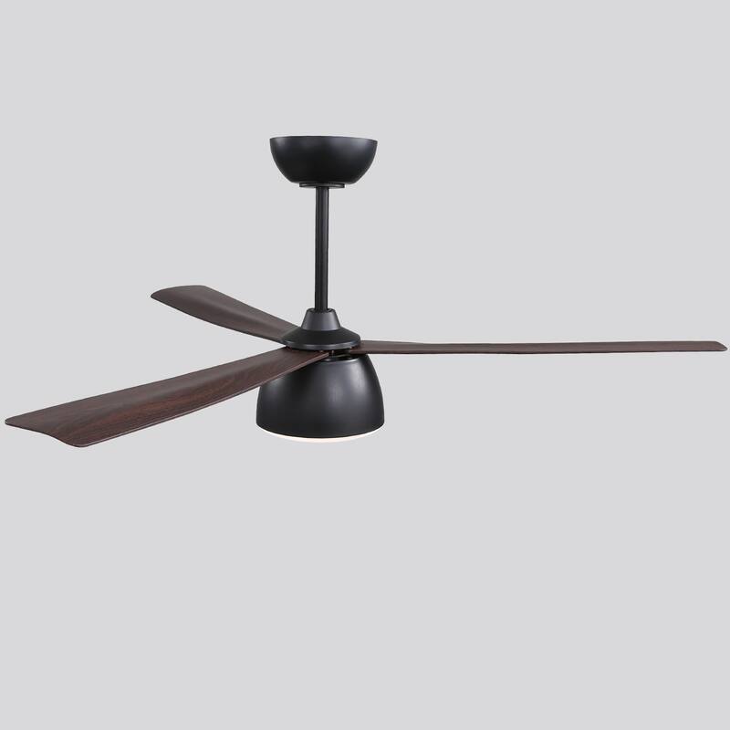 Sofucor 46 Inch Ceiling Fans with Light,Small Indoor/Outdoor,Remote Control,3 ABS Blades