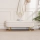 preview thumbnail 19 of 120, Velvet Storage Bench for Bedroom Tufted-55" - Ivory