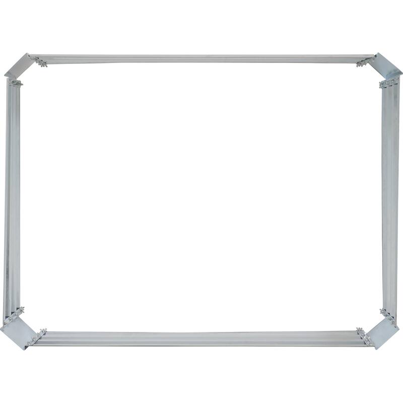 Sunnydaze Galvanized Steel Raised Garden Bed - 4' x 3' - 47.5" x 35.5" x 11.75"