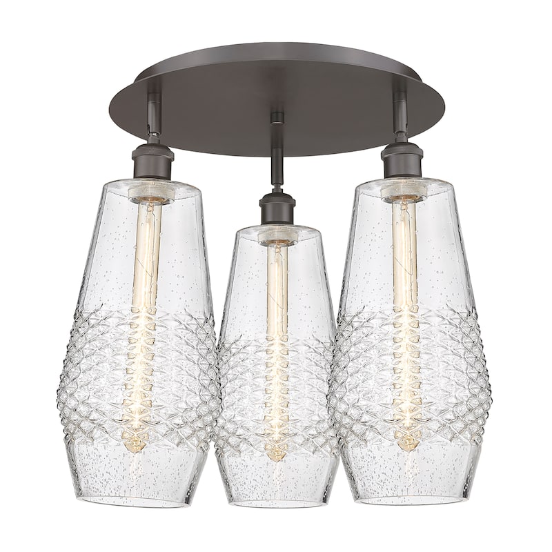 Innovations Lighting Windham - 3 Light 19" Flush Mount