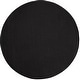preview thumbnail 84 of 131, Nourison Essentials Solid Contemporary Indoor/Outdoor Area Rug 10' Round - Black