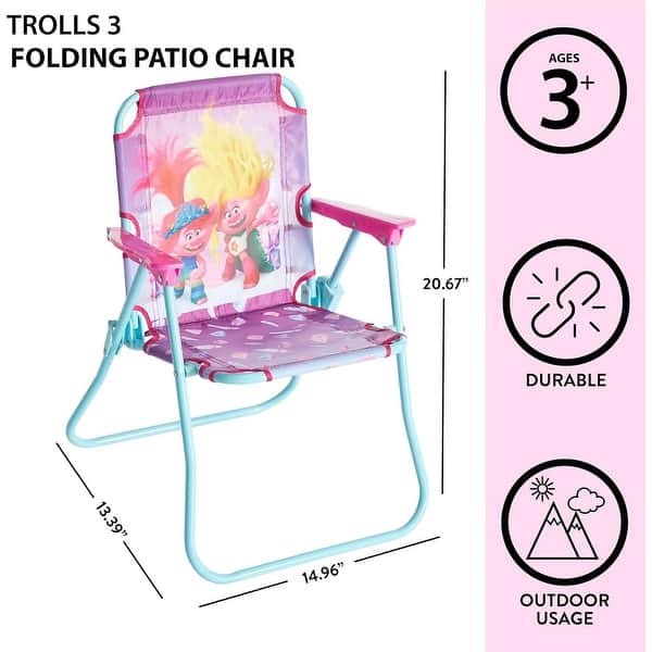Dreamworks Trolls 3 Outdoor Portable Patio Chair