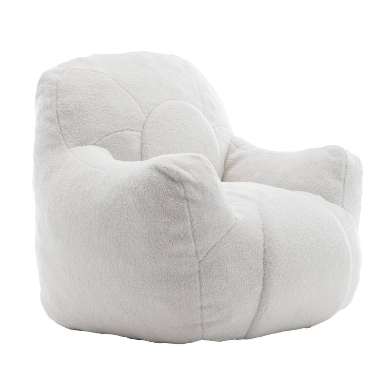 Bean Bag Chair Soft Fluffy Lazy Sofa with Memory Foam