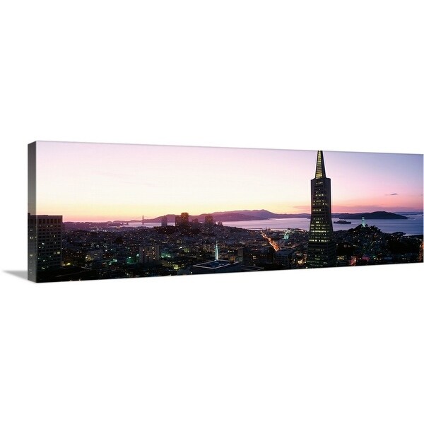 San Francisco Skyline City Multi Canvas Wall Art Picture Print Garden Poster Home Decor Posters Prints