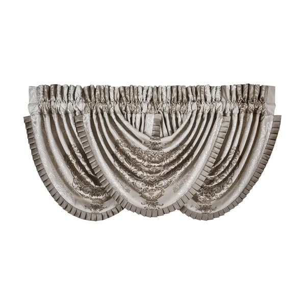 slide 2 of 2, J. Queen New York La Scala Window Waterfall Valance Gold