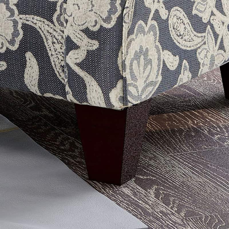 Kilmettin Transitional Chenille Floral Pattern Armchair by Furniture of America
