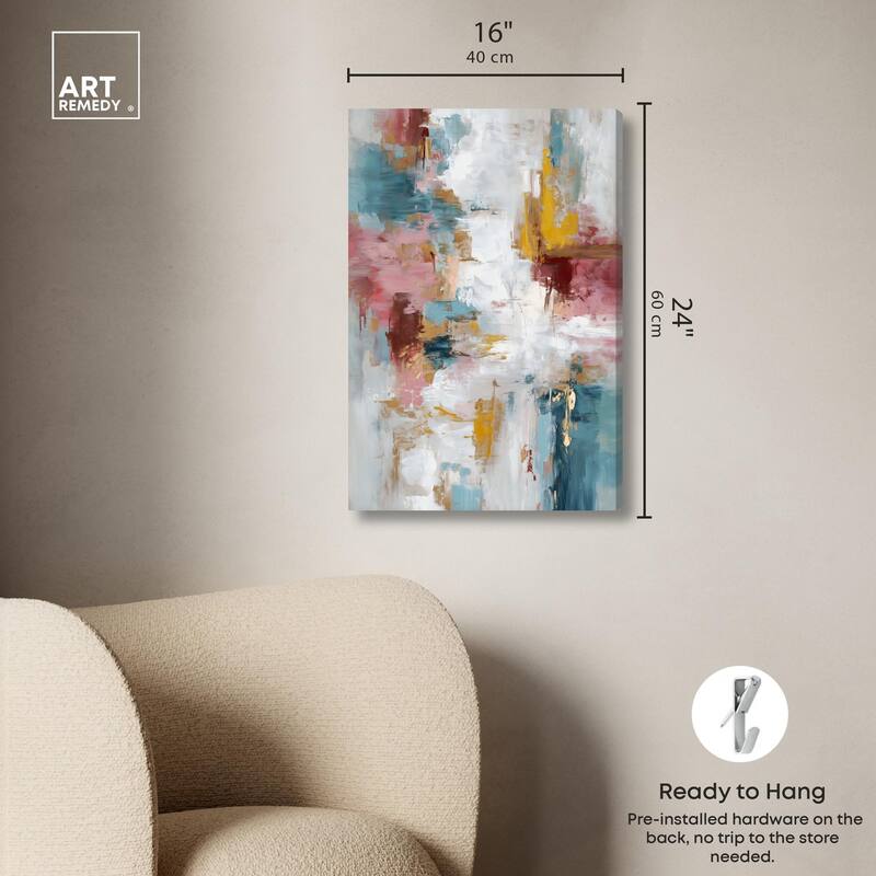 Warmth and cool II Canvas by Art Remedy, Gallery Wrapped