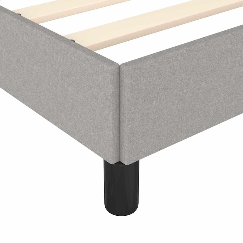 vidaXL Bed Frame, Fabric, No Mattress