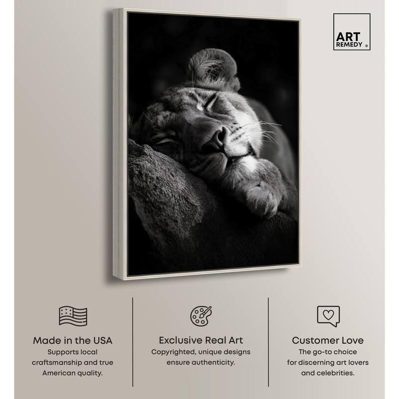 Resting Predator Canvas by Art Remedy