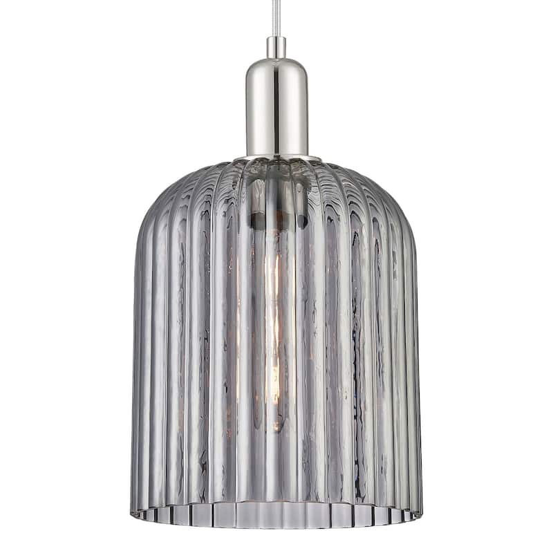 Innovations Lighting 716-1P-G559-8SM Bridal Veil 8" Wide Cord Hung - Polished Nickel