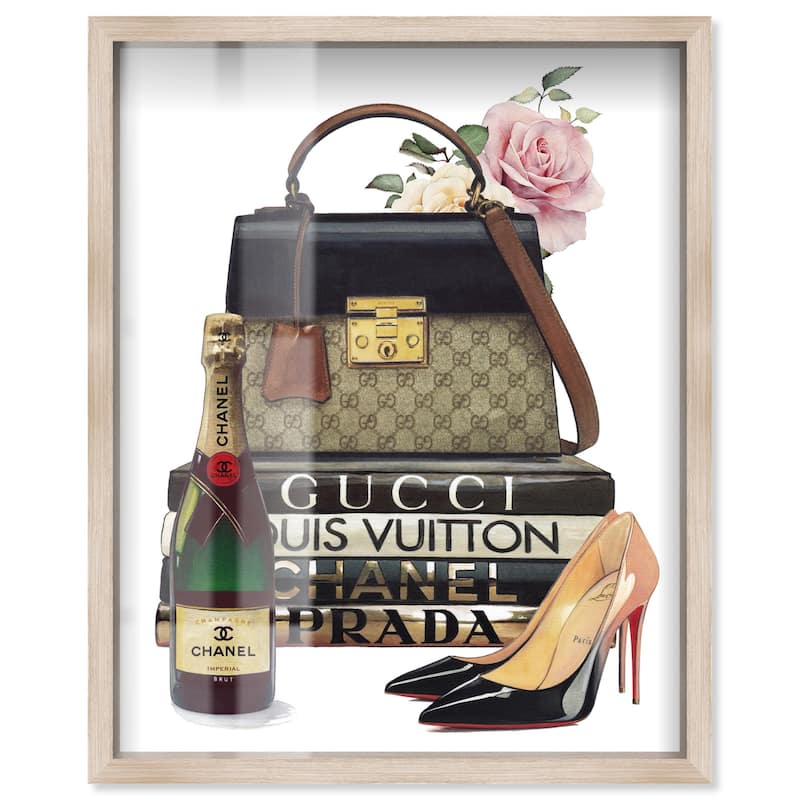 Let's Go Out Tonight Shadowbox by Art Remedy - Natural - 16" x 20"