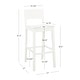 preview thumbnail 24 of 34, Linon Dahlia Armless Barstool Set of 2