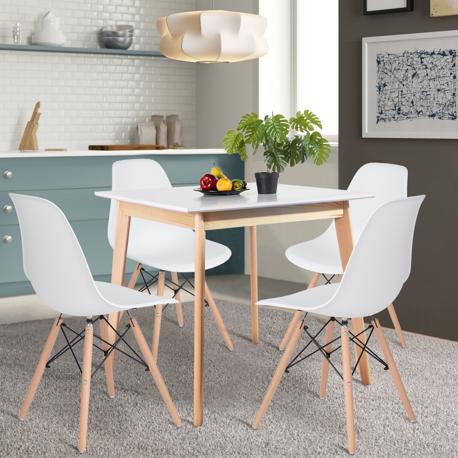Dsw style plastic dining chair deals