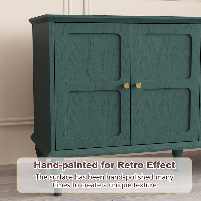 67" Mid-Century TV Stand for TVs up to 75"