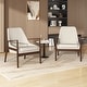preview thumbnail 30 of 31, Roomfitters Mid-Century Accent Chair with Solid Wood Frame and High Backrest, Reading Armchair for Living Room