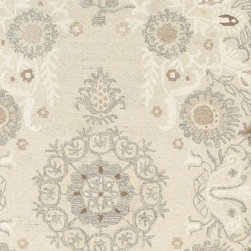 HomeRootsFloral Scandinavian Rectangle Area Rug