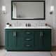 Option Green / White Quartz Top / Brushed Nickel Hardware