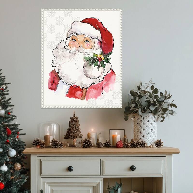 Special Delivery VII by Anne Tavoletti (23 x 28 in.), Framed Canvas Wall Art Print - Sylvie Beaded White