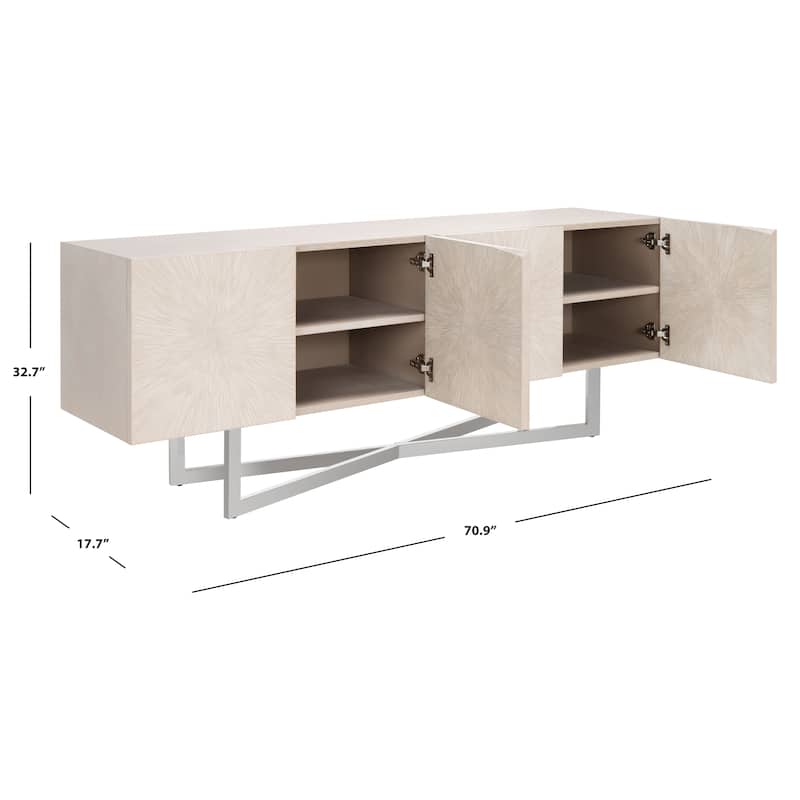 SAFAVIEH Home Zena Buffet - 71"W x 18"D x 33"H
