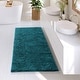 preview thumbnail 184 of 197, Hearth & Harbor Non-Slip Super Plush Chenille Bathroom Rugs Teal - Large