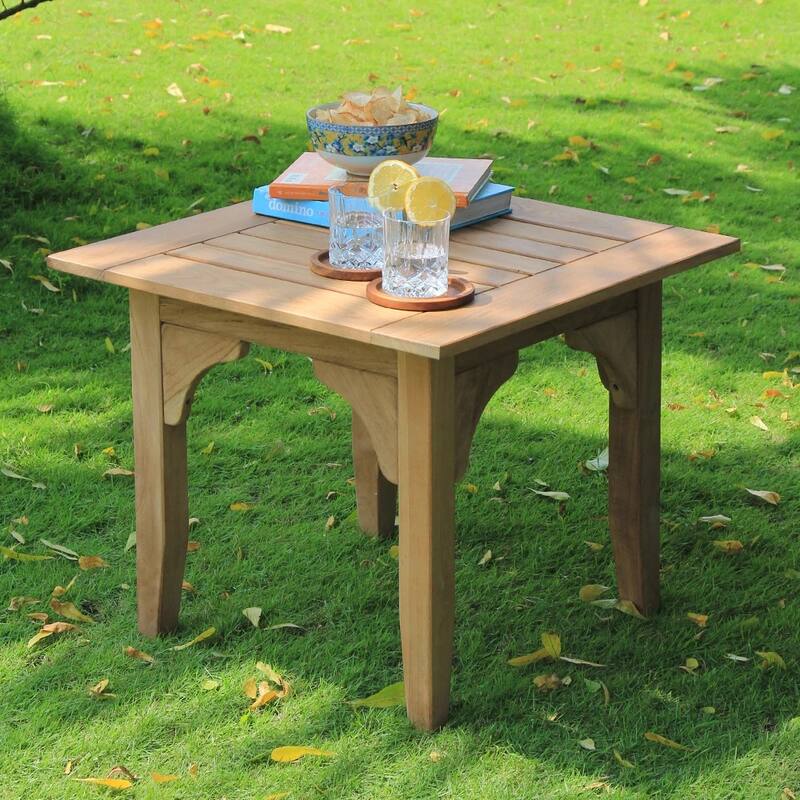 Cambridge Casual Leon 7-piece Teak Patio Conversation Set