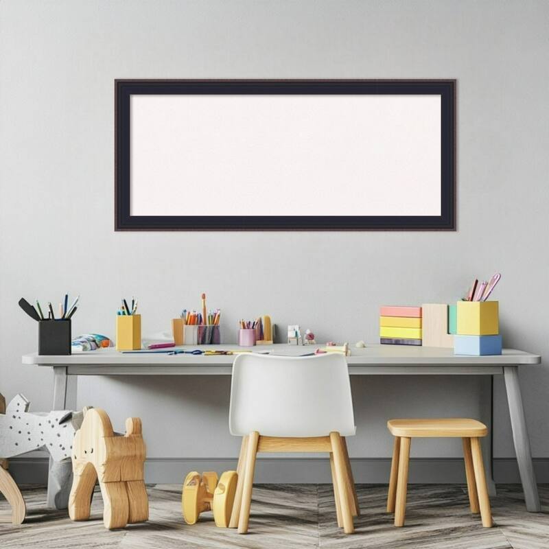 Havana Black Bronze Framed Cork Board - Bulletin Board, Organization Board, Pin Board