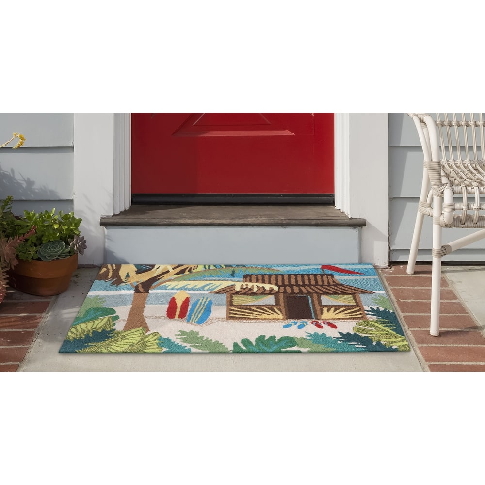 Liora Manne Frontporch Tiki Hut Indoor/Outdoor Rug