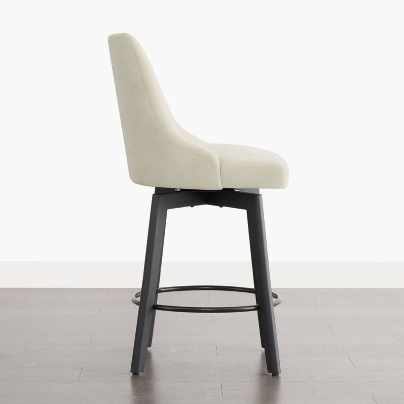 Spruce & Spring Modern Swivel Counter Height Bar Stool
