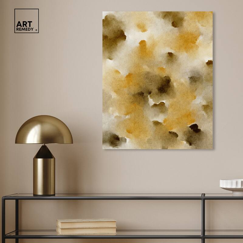 Art Remedy Granola Chocolate Chips Gallery Wrapped Watercolor Boho Abstracts