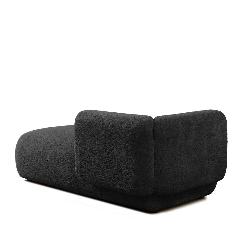 Modern Upholstered Chaise Lounge Chair, Indoor Relaxation Sofa for Living Room or Bedroom