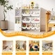 preview thumbnail 5 of 5, Kids Toy Storage Organizer Wooden Toddler Bookcase w/ 8 Bins