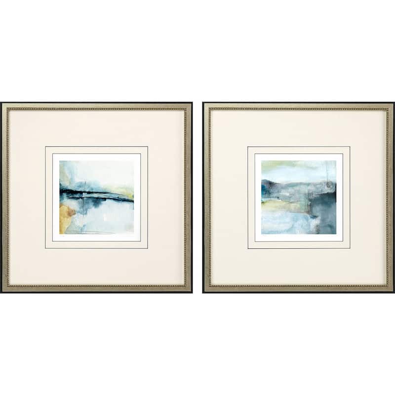 Mist S/2 Framed Art Limited Edition Giclee Under Glass - 26 X 26 X 1