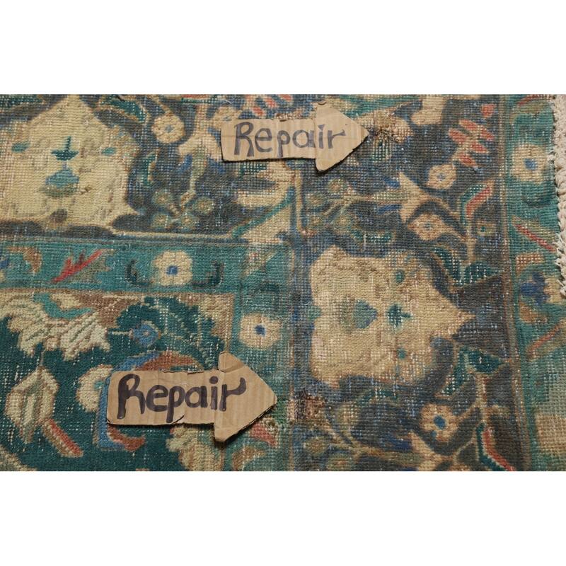 Tabriz Persian Area Rug Living Room Hand-Knotted Wool Carpet - 9'9"x 12'4"