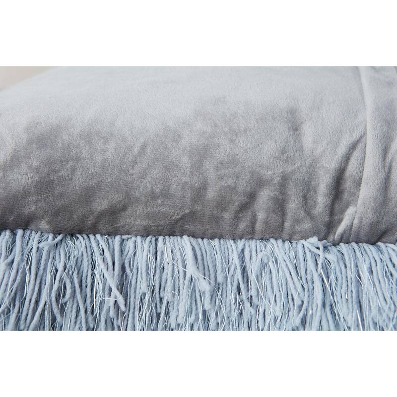 Manhattan Collection Shag Pillow
