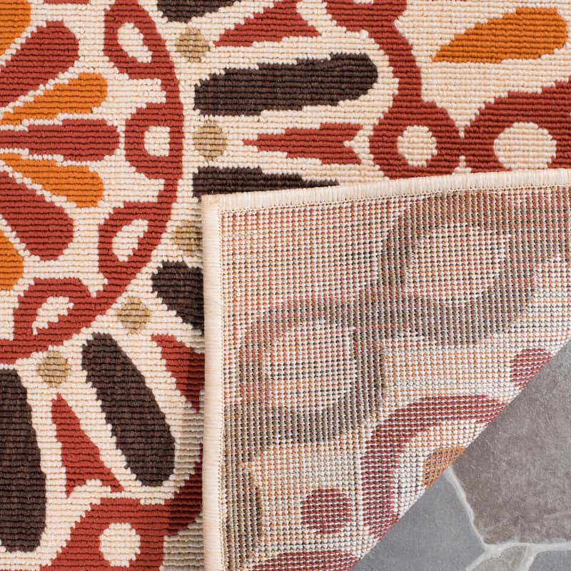 SAFAVIEH Veranda Elsi Geometric Medallion Indoor/Outdoor Area Rug