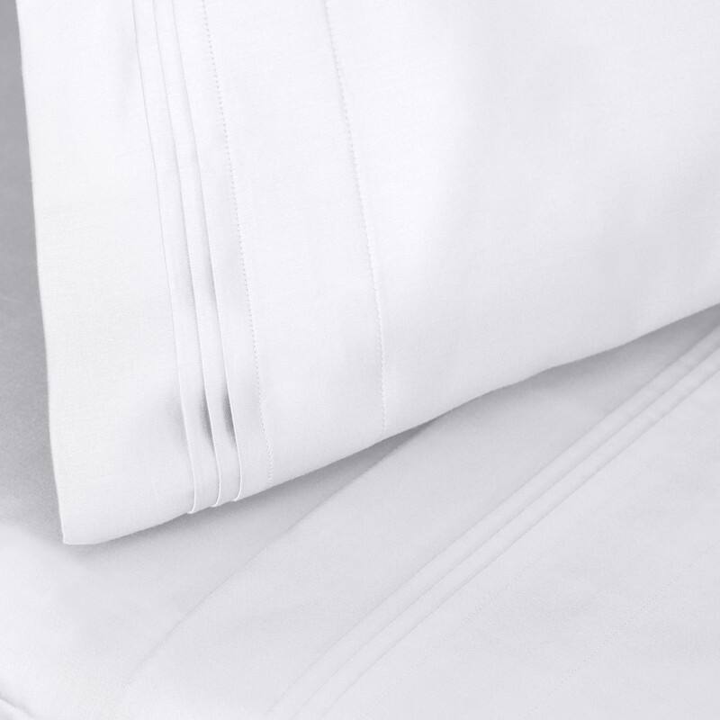 Superior Egyptian Cotton 1000 TC Deep Pocket Sheet Set - 18" & 20" Extra Deep Pocket Options