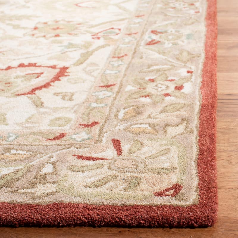 SAFAVIEH Handmade Anatolia Renelle Traditional Oriental Hand-spun Wool Rug