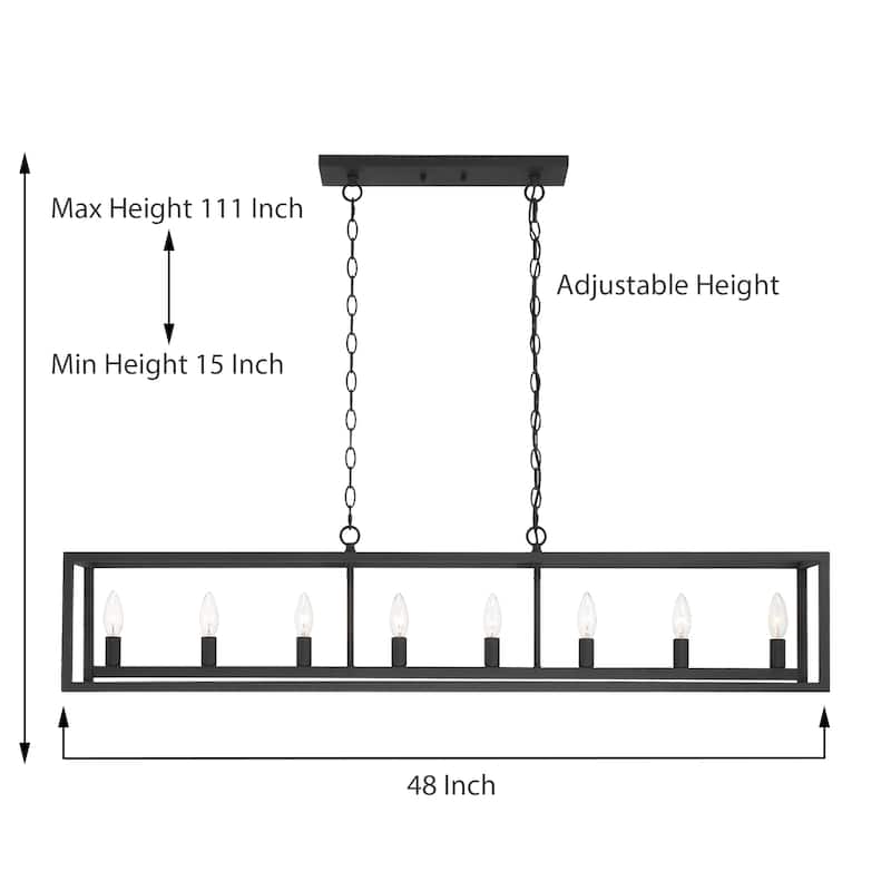 Allegray Kitchen Island Pendant Lights Linear Chandelier -UL Certified
