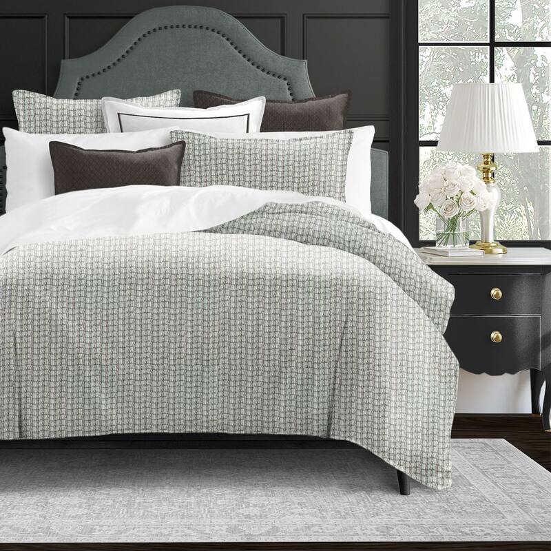 Paladino Seafoam Twin Comforter & 1 Sham Set, plus 1 bonus cushion